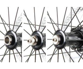 Massi Adapter Wheel axle 15mm/QR - Grey