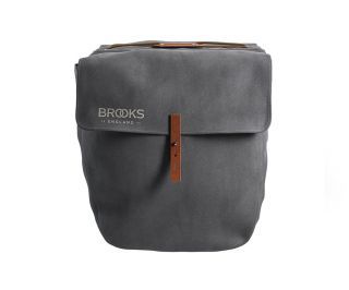 Brooks Brick Lane Roll Up Panniers - Grey