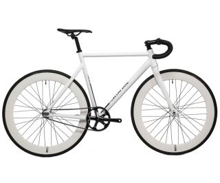 Santafixie Raval Fixie Fiets - All White 60mm