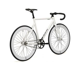 Bicicleta Fixie Santafixie Raval All White 60mm