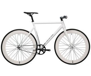 Santafixie Raval Fixie Fiets - All White 60mm