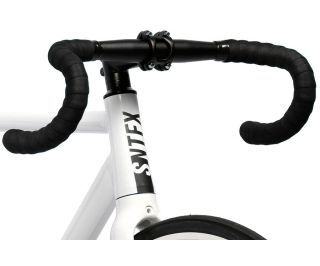 Bicicletta fixie Santafixie Raval All White 30mm