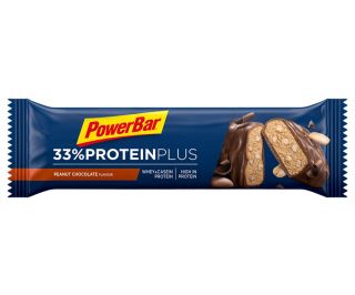 PowerBar 33% Protein Plus Energieriegel Schokoladen-Erdnuss x10