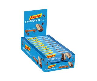 Barretta energetica PowerBar 52% Protein Plus Cioccolato x20