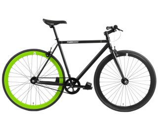 Bicicleta Fixie FabricBike Original Matte Black & Green 2.0