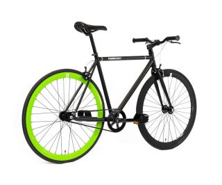 Bicicleta Fixie FabricBike Original Matte Black & Green 2.0