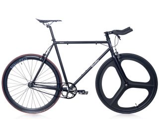 Bicicletta fixie Quella Stealth Nero MK2