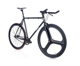 Bicicletta fixie Quella Stealth Nero MK2