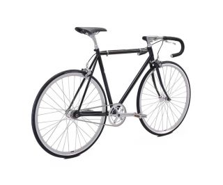 Fuji Bikes Feather Fixie Bike and Single Speed Midnight Black