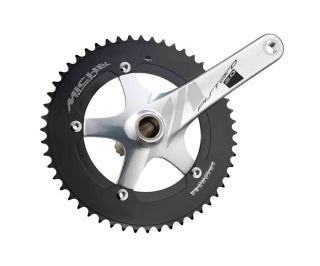 Miche pistard 2.0 ダイレクトクランク 165mm Miche Pistard 2.0 46T 165mm Crankset - Silver