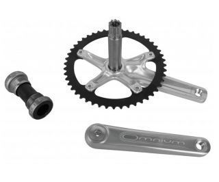 Sram Omnium Crankset - 48t 165mm 48T GXP Silver