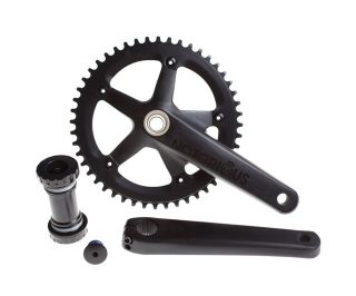 BLB Notorious Track 46T Crankset - Zwart