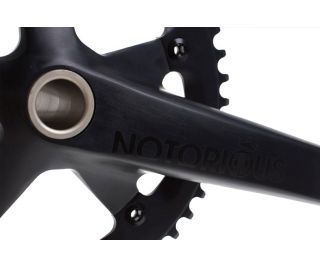 BLB Notorious Track 46T Crankset - Black