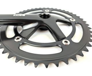 Santafixie 46T 165mm Crankset - Glossy Black