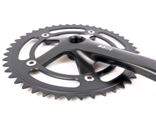 Santafixie 46T 165mm Crankset - Glossy Black