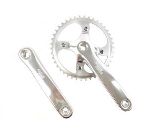 Plato y Biela Sturmey Archer 42d Plata