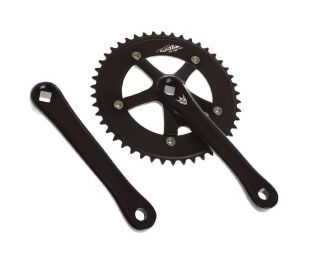 Sugino Pista 44t Crankset - Black