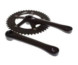 Sugino Pista 48t Crankset - Zwart