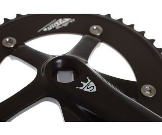 Sugino Pista 48t Crankset - Black