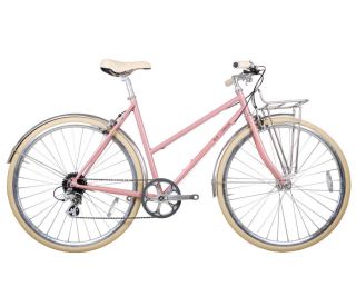 BLB Butterfly 8 Speed Town Bike - Dusty Pink