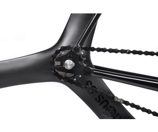 BLB Notorious 03 Carbon/Alloy Tri-Spoke Achterwiel - Zwart