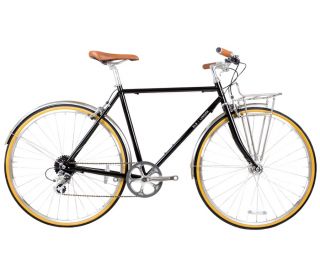 BLB Beetle 8 Speed Town Bike - Black