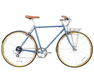 BLB Beetle 8 Speed Town Bike - Moss Blue