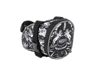 Cycology Velo Tattoo Saddle Bag - White/Black