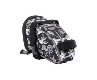 Cycology Velo Tattoo Saddle Bag - White/Black