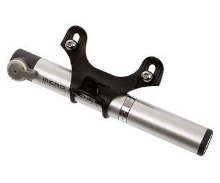 Topeak Micro Rocket AL Pumpe - Silber