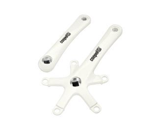 Csepel Teta 130BCD Crank Arms 165mm - White