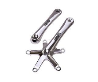 Csepel Teta 130BCD Crank Arms 165mm - Silver