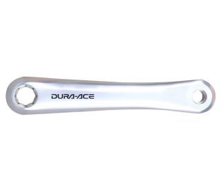 Shimano Dura-Ace Track FC-7710 Pedalarme 165 mm - Sølv