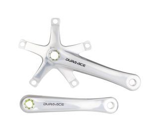 Manivelles Shimano Dura-Ace Track FC-7710 170 mm Argent