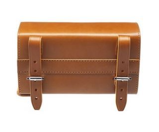 Brooks D-Shaped Leather Saddle Bag - Honey