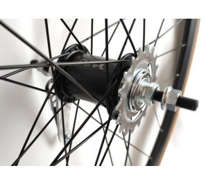 Santafixie Terugtrapem 30mm Wielset + Binnenbanden + Banden - Zwart