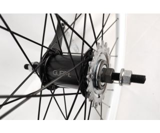 Santafixie Terugtrapem 60mm Wielset + Binnenbanden + Banden - Wit