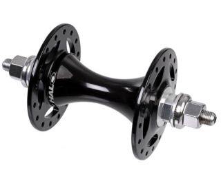 Halo Track Front Hub 32 Hole - Black