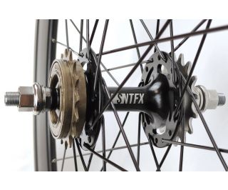 Santafixie 30mm Wielset + Binnenbanden + Banden - Zwart