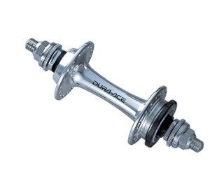 Buje trasero Shimano Dura-Ace Track HB-7710 164 mm Rosca sencilla Plata