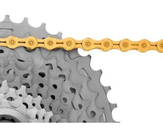 Cadena KMC X10EL 10V 114 Eslabones Oro