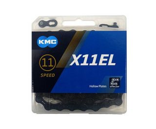 KMC X11EL Kæde 11-speed 118 Led - Sort