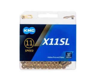 Chaîne KMC X11SL 11V 118 Maillons Or