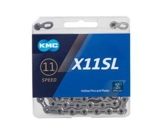 Cadena KMC X11SL 11V 118 Eslabones Plata