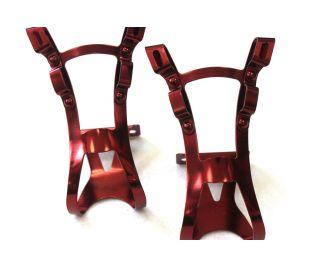 Steel Toe Clips - Red 