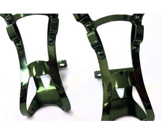 Steel Toe Clips - Green 