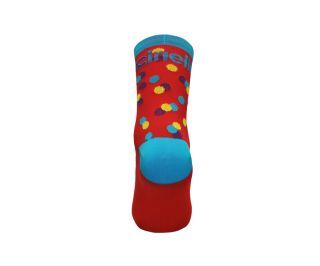 Calcetines Cinelli Caleido Dots Rojo