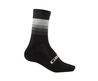 Giro Comp Racer High Rise Socken - schwarz/weiß