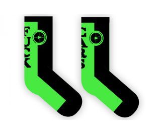 Chaussettes Fuck Cars Édition Rueda Vert