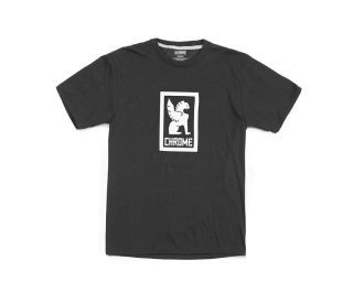 Krom Lodret Logo Tee - Sort